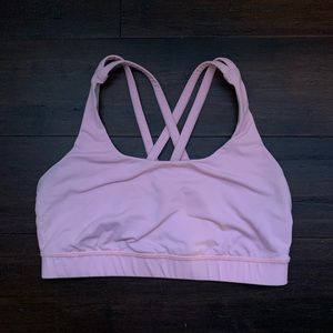 Lululemon Sports Bra light pink size 6
